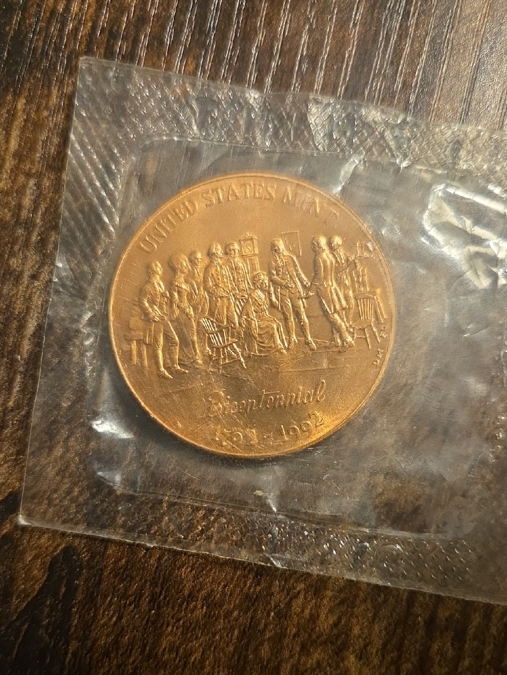 United States Mint Bicentennial Bronze Collector Coin - New In Package